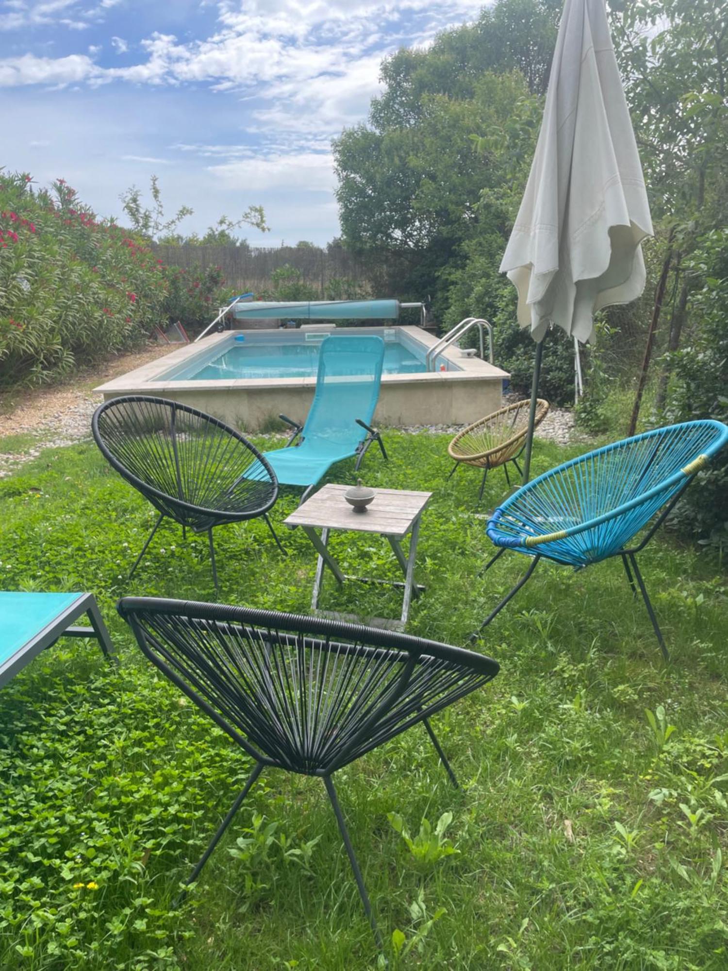 Studio Havre De Paix Au Pont Du Gard Piscine Et Jacuzzi Chez Valerie Payre 韦尔-加尔桥 外观 照片